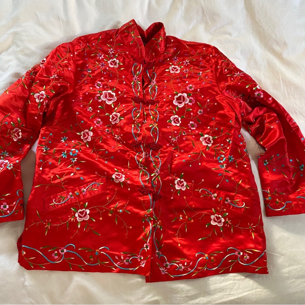 Vintage 1930’s style silk jacket from China